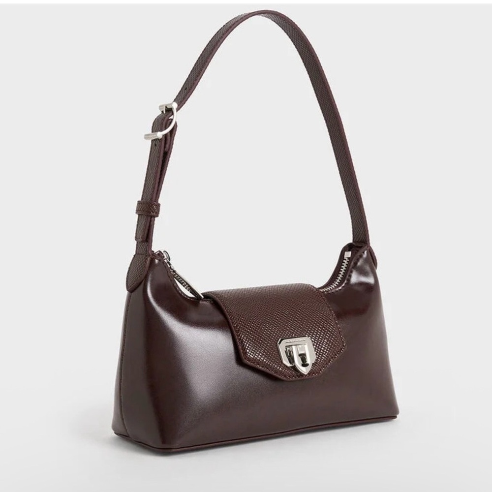 Charles & Keith Arwen Belted Shoulder Bag